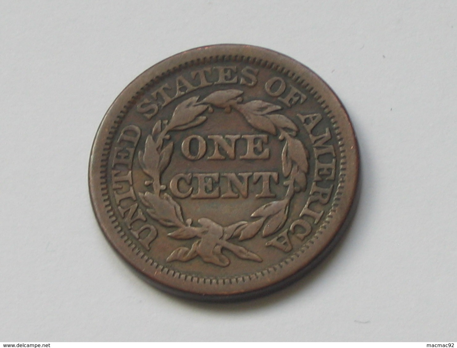 Très Beau !!!!  1 Cent 1846  Braided Hair Cent - United States Of AMERICA - Etats-unis - USA  *** EN ACHAT IMMEDIAT  *** - 1840-1857: Braided Hair