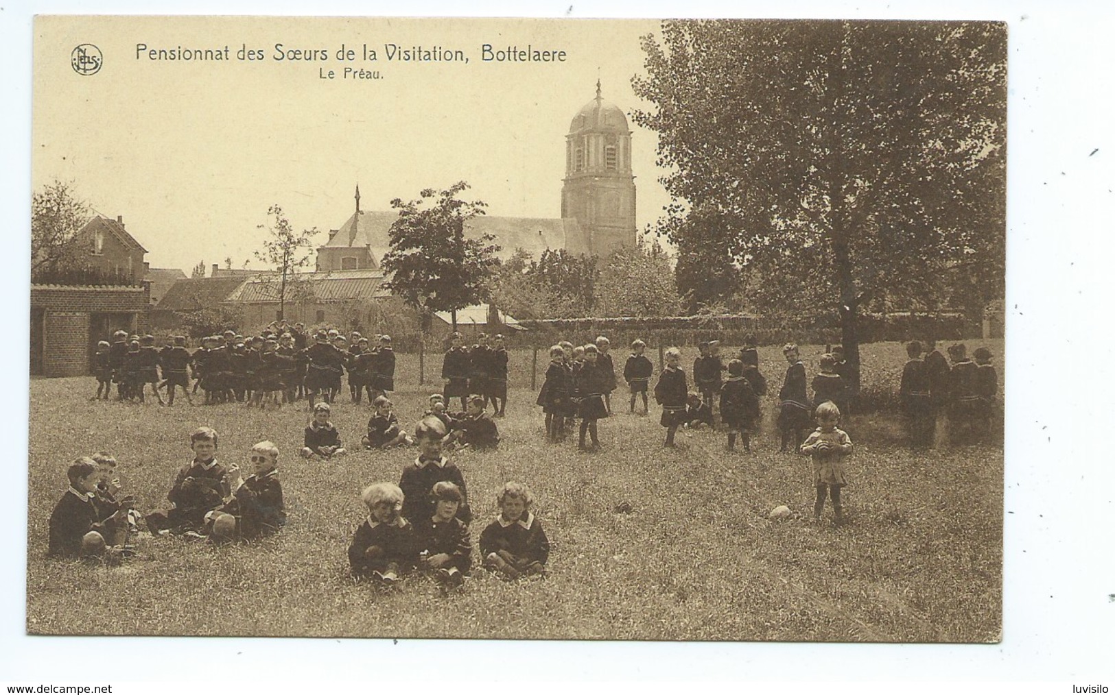 Bottelaere Pensionnat Des Soeurs De La Visitation Préau ( Staat Zie 2de Foto - Niet Erg ) - Merelbeke