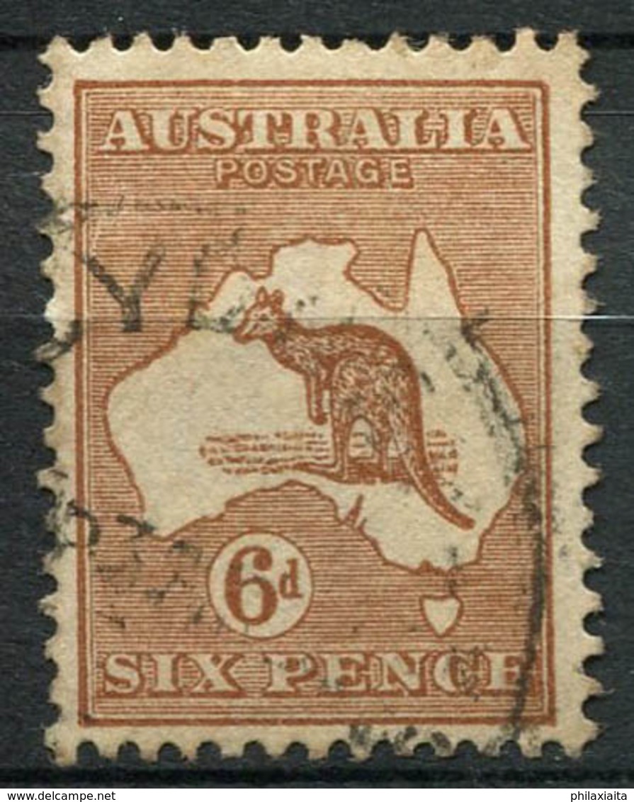 Australia 1915 Mi. 45 Usato 100% Canguri, 6 P - Usati