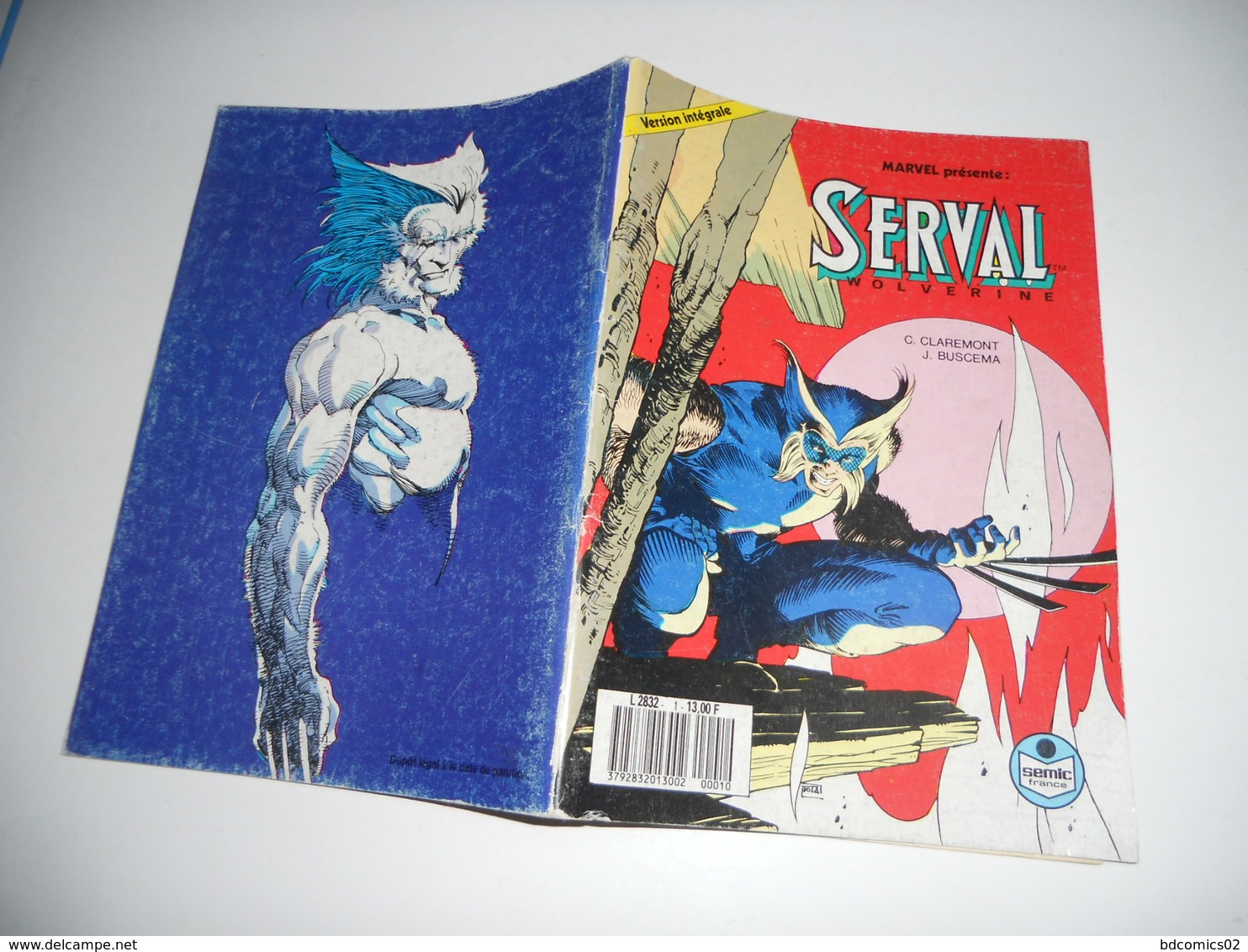Serval Wolverine Semic N°1 Avec Poster Au Centre TBE - Volverine
