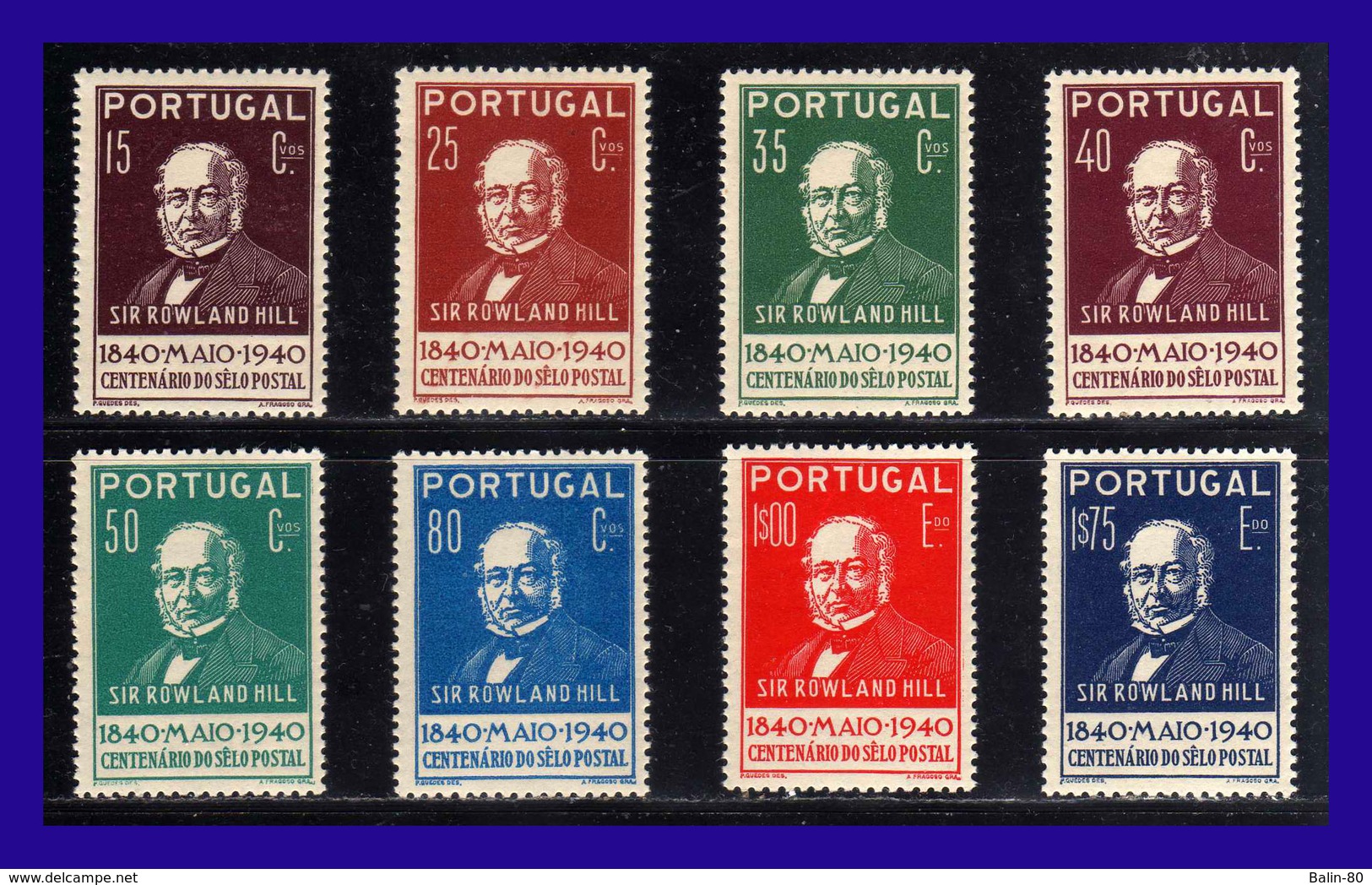 1940 - Portugal - Sc. 595 / 602 - MNH - PO- 24 - 03 - Nuevos