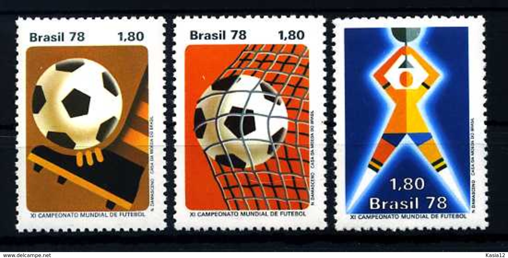 E08392)Fussball-WM 1978 Brasilien 1643/5** - 1978 – Argentine