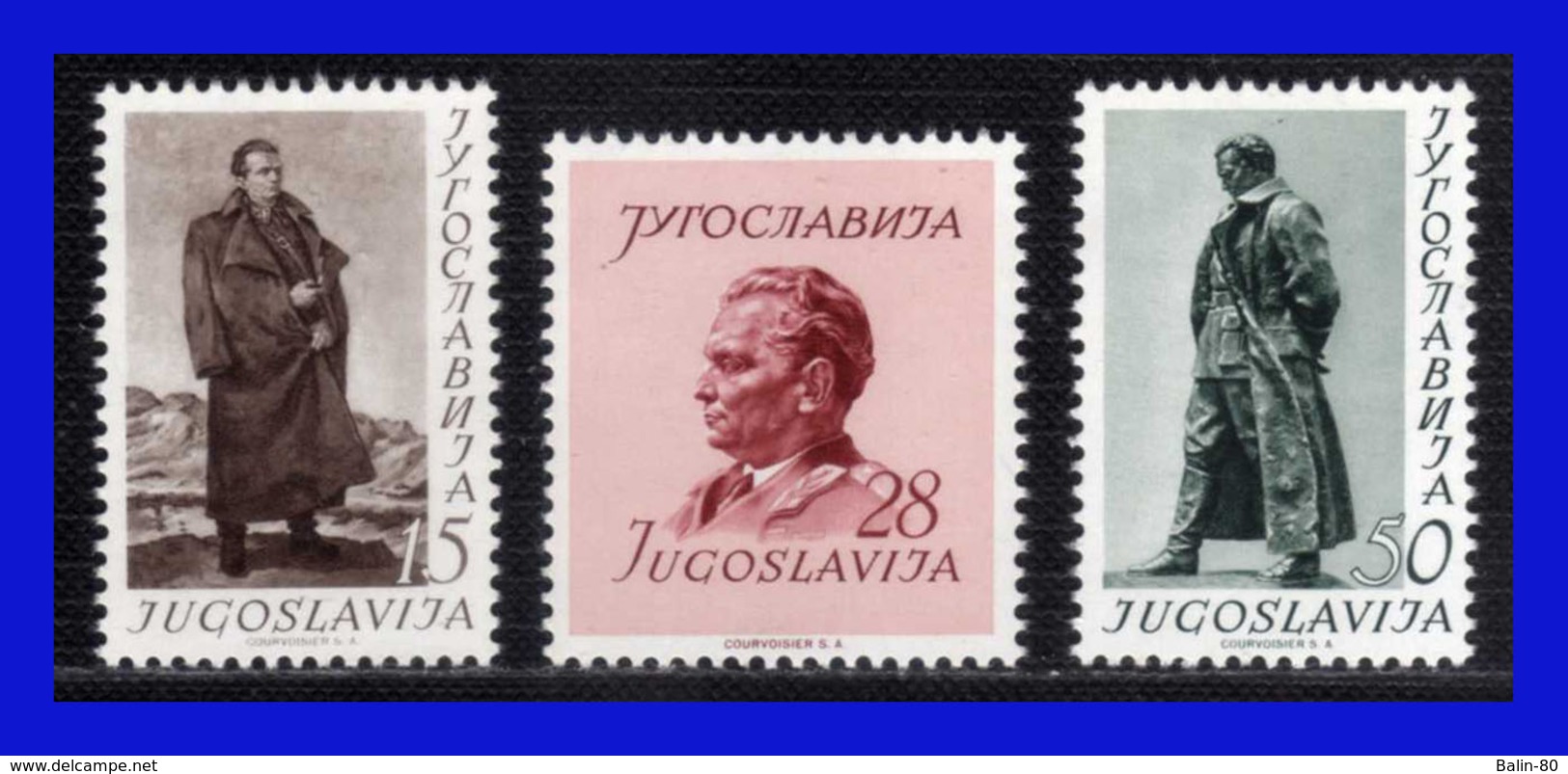 1952 - Yugoslavia - Sc. 355 - 357 - MNH - YU- 094 - Nuevos