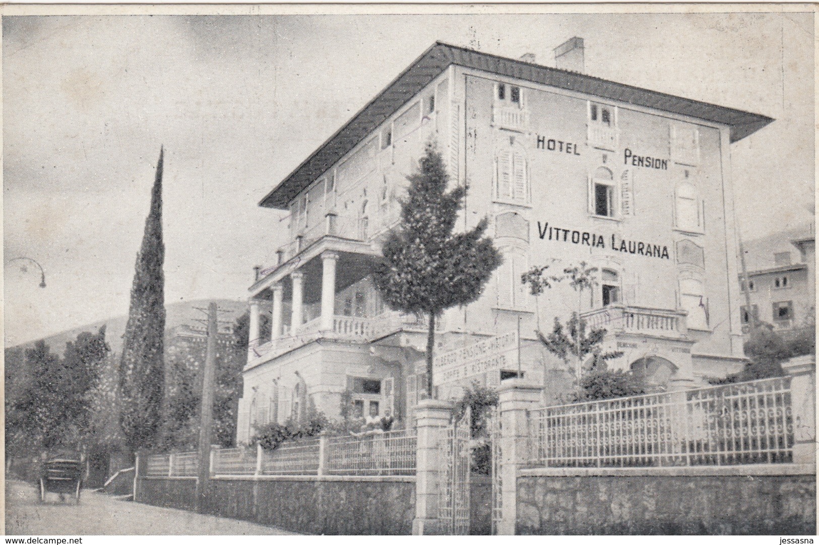 AK - Kroatien - Laurana ( Lovran) - Hotel Pension VITTORIA - 1900 - Kroatien