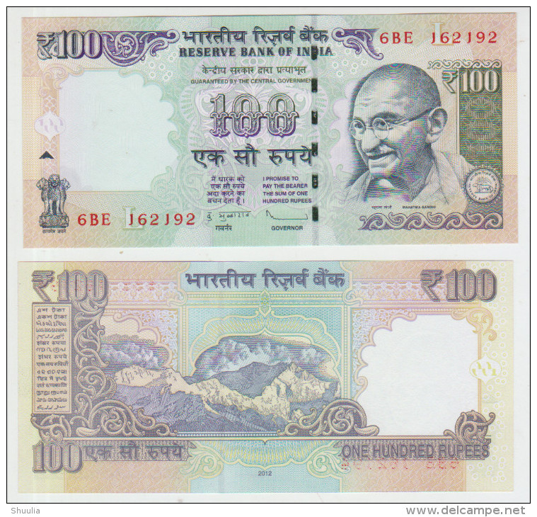 India 100 Rupees 2012 Pick 105d UNC - Inde