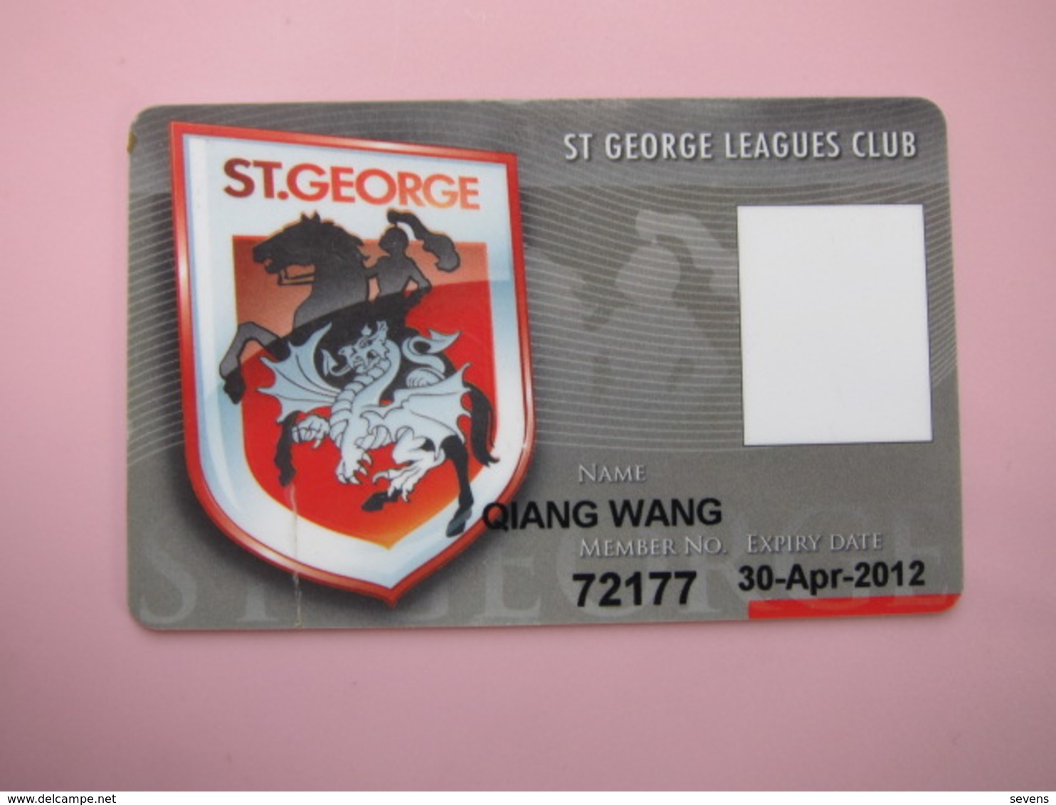 Australia ST. George Leagues Club Card, With A Tear - Non Classés