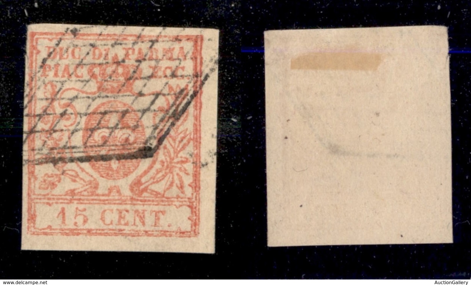 ANTICHI STATI - PARMA - 1859 - 15 Cent (9) Usato (700) - Sonstige & Ohne Zuordnung