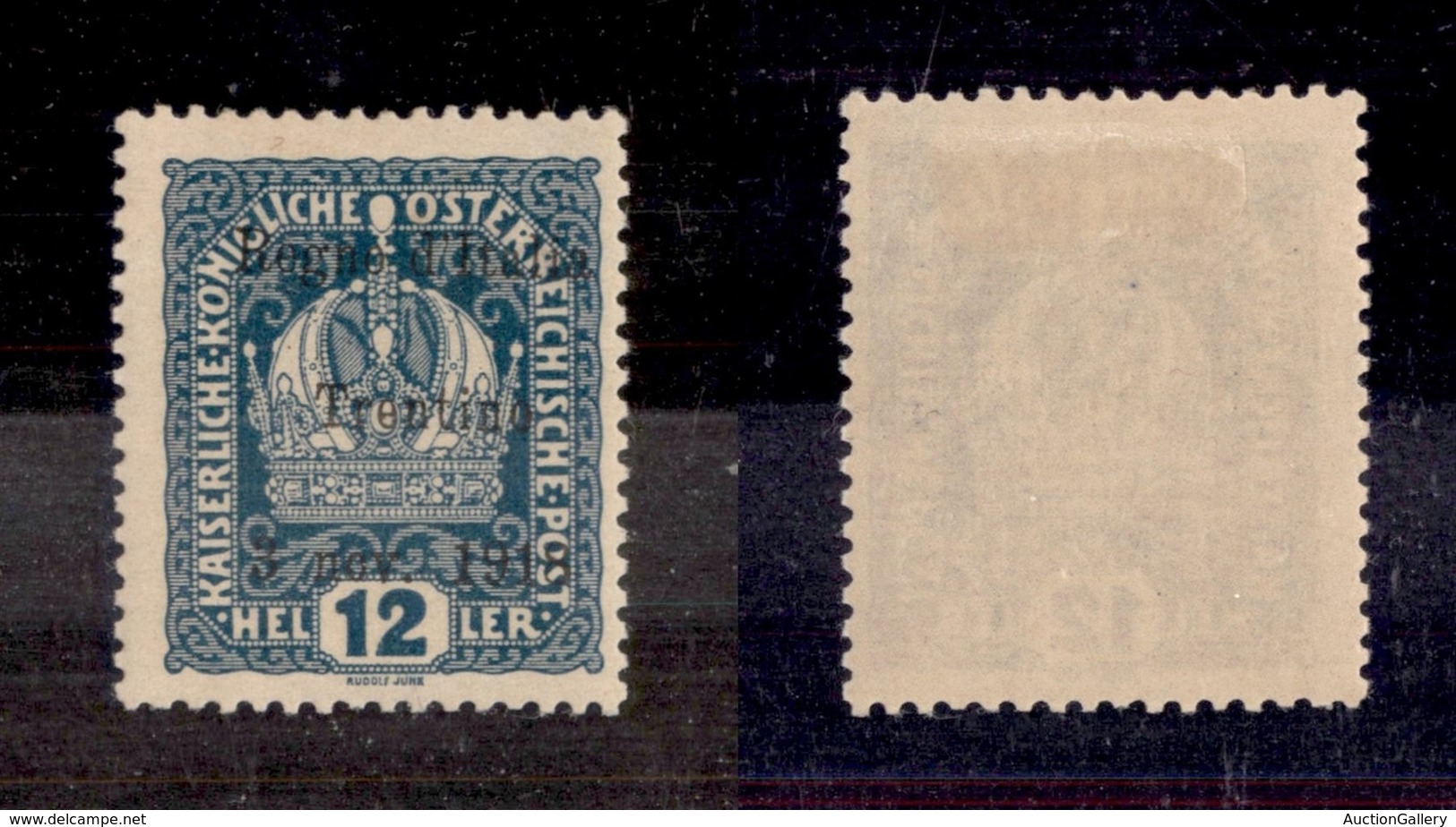 OCCUPAZIONI - TRENTINO - 1918 - 12 Heller (5) - Gomma Originale - Other & Unclassified