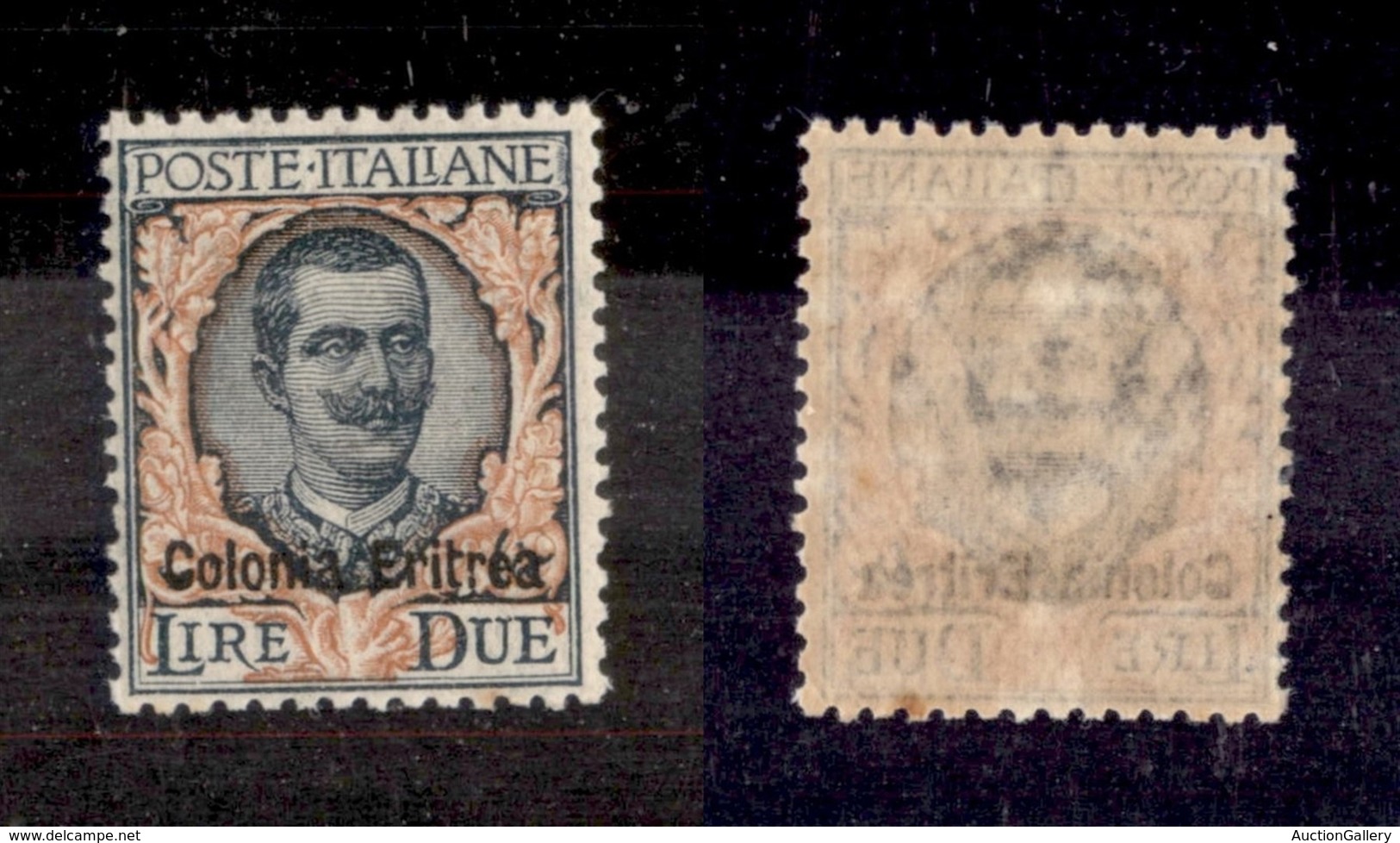 COLONIE ITALIANE - ERITREA - 1925 - 2 Lire (95) - Molto Ben Centrato - Gomma Integra - Altri & Non Classificati