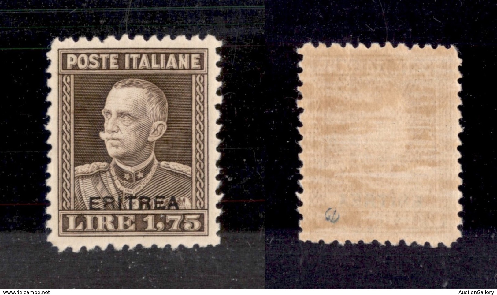 COLONIE ITALIANE - ERITREA - 1929 - 1,75 Lire (137) - Gomma Originale - Ottimamente Centrato (300) - Autres & Non Classés