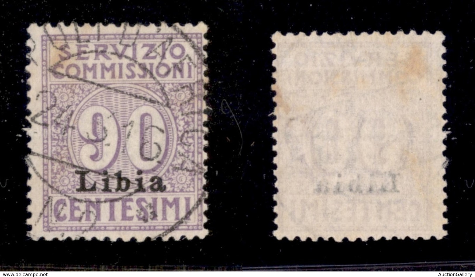 COLONIE ITALIANE - LIBIA - 1915 - Servizio Commissioni - 90 Cent (3) Usato (550) - Other & Unclassified