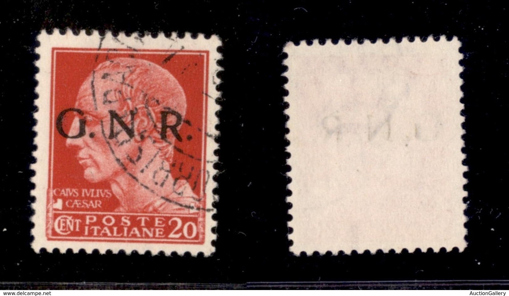 REPUBBLICA SOCIALE - GNR VERONA - 20 Cent (473iad) Con Punto Piccolo Dopo N - Verona (Titolare) - Non Catalogato - Cert. - Other & Unclassified