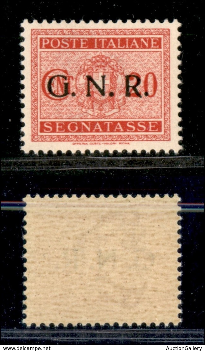 REPUBBLICA SOCIALE - GNR VERONA - 1944 - Segnatasse - 20 Cent (49 Errore Dgaa) Con Punto Piccolo Dopo G - Gomma Integra  - Other & Unclassified