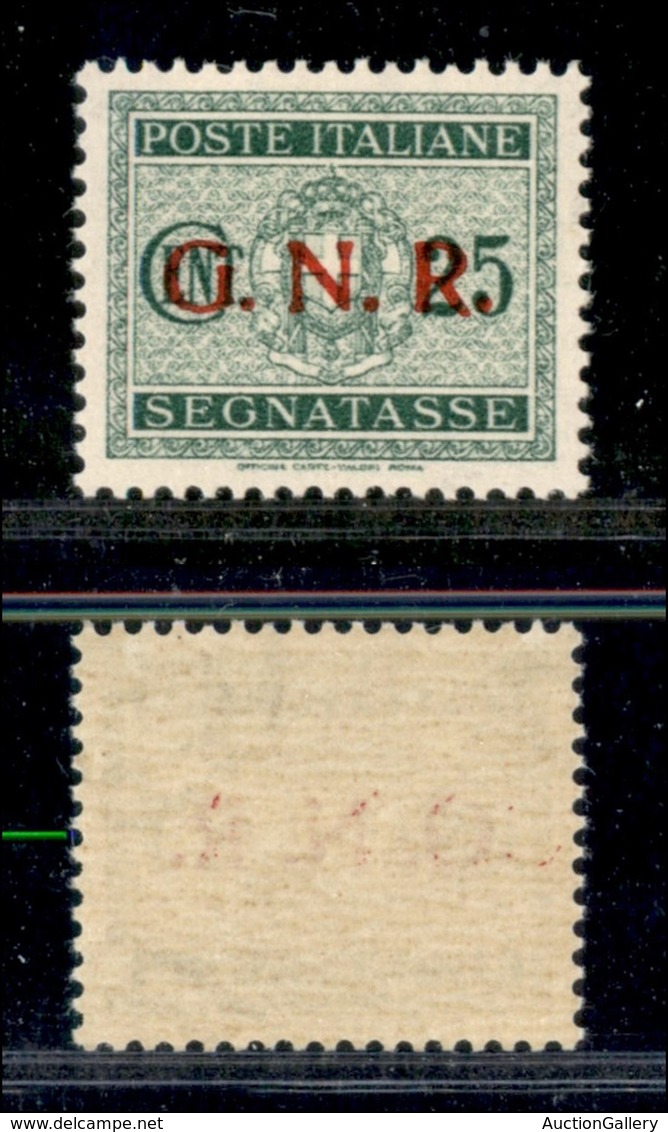 REPUBBLICA SOCIALE - GNR VERONA - 1944 - Segnatasse - 25 Cent (50dgb) Con Punto Piccolo Dopo G - Gomma Integra - Ottima  - Altri & Non Classificati