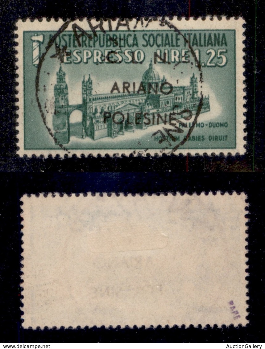 CLN - LOCALI - ARIANO POLESINE - 1945 - 1,25 Lire Espresso (Errani 38) Usato - Autres & Non Classés