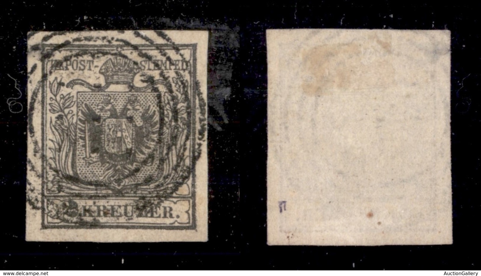 EUROPA - AUSTRIA - 1850 - 2 Kreuzer (2-grigio) - Usato - Sonstige & Ohne Zuordnung