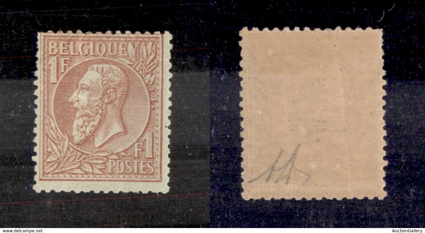 EUROPA - BELGIO - 1884 - 1 Franco (46) - Gomma Originale - Diena (900) - Andere & Zonder Classificatie