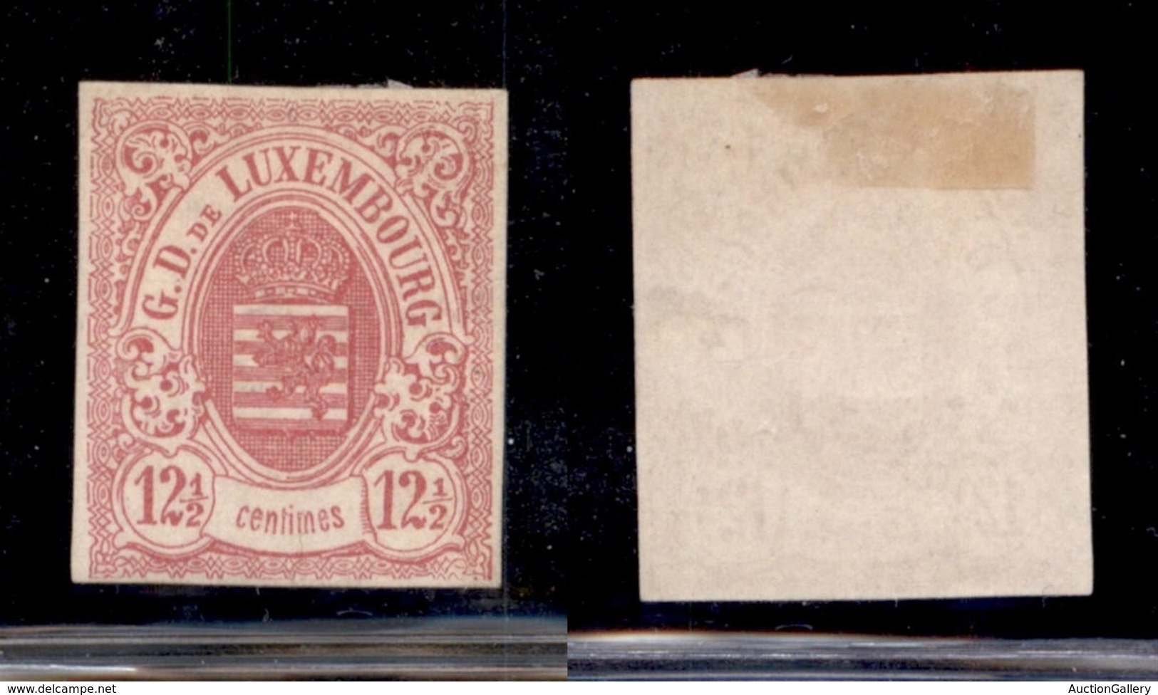 EUROPA - LUSSEMBURGO - 1859 - 12 1/2 Cent Stemma (7) - Nuovo Senza Gomma - Sonstige & Ohne Zuordnung
