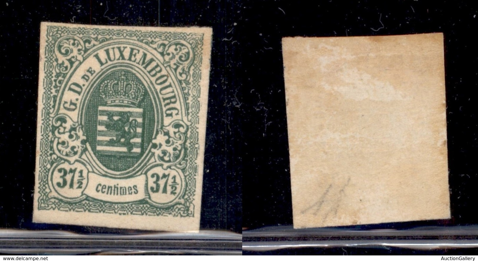 EUROPA - LUSSEMBURGO - 1859 - 32 1/2 Cent Stemma (10) - Nuovo Con Parte Di Gomma - Sonstige & Ohne Zuordnung