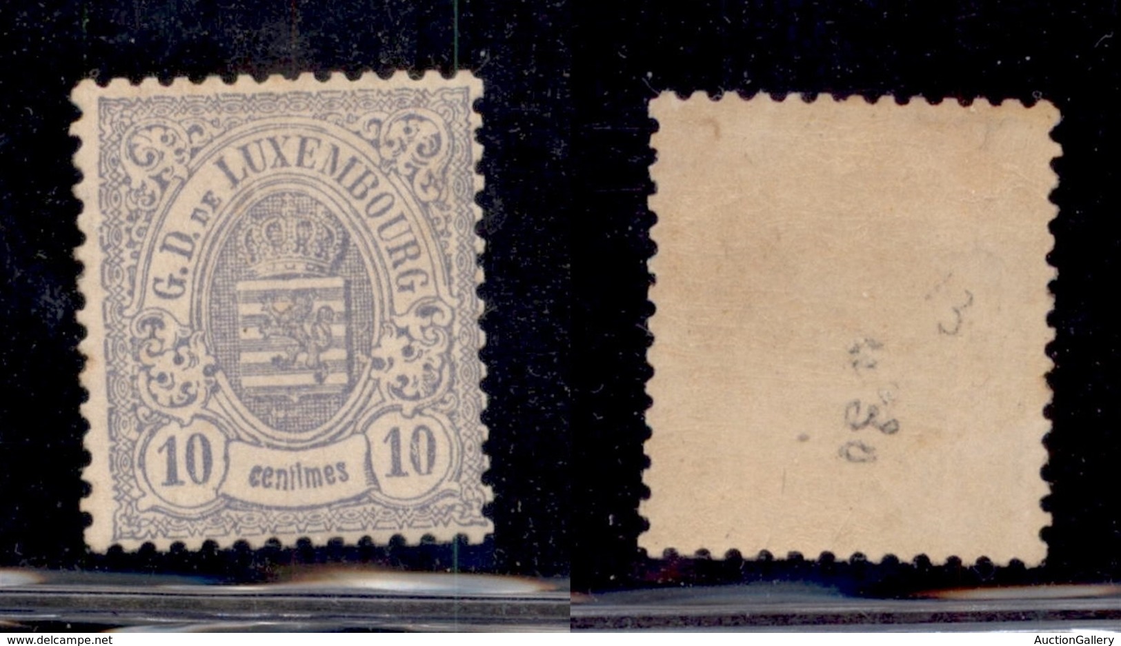 EUROPA - LUSSEMBURGO - 1875 - 10 Cent Stemma (31) - Dentellato 13 - Gomma Originale - Sonstige & Ohne Zuordnung