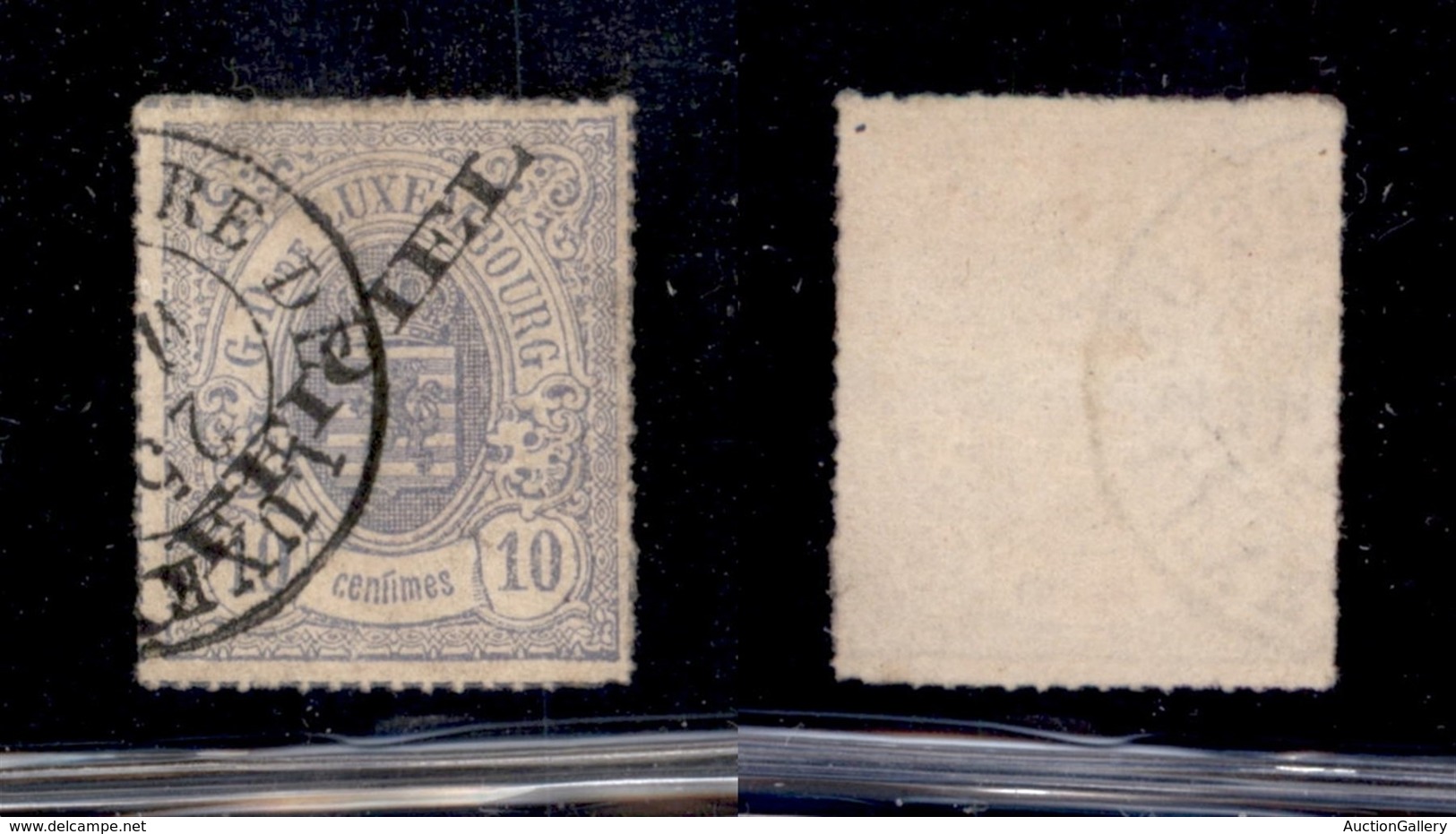 EUROPA - LUSSEMBURGO - 1875 - Servizi - 10 Cent Officiel (3/I) - Usato - Da Esaminare - Sonstige & Ohne Zuordnung
