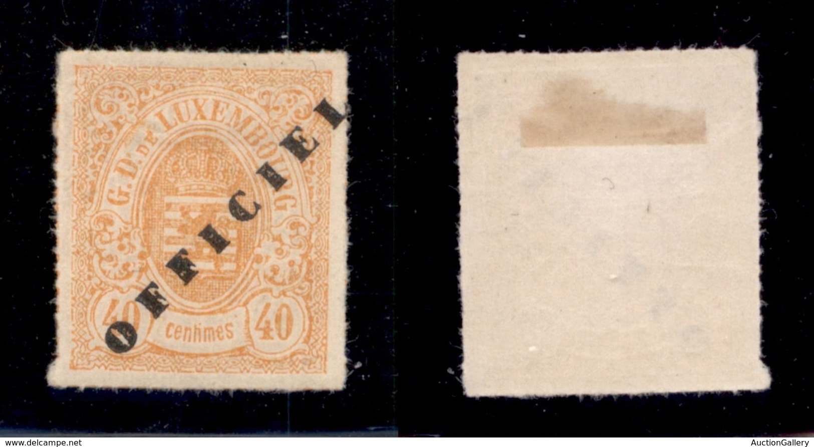 EUROPA - LUSSEMBURGO - 1875 - Servizi - 40 Cent Officiel (8II) - Nuovo Senza Gomma - Andere & Zonder Classificatie