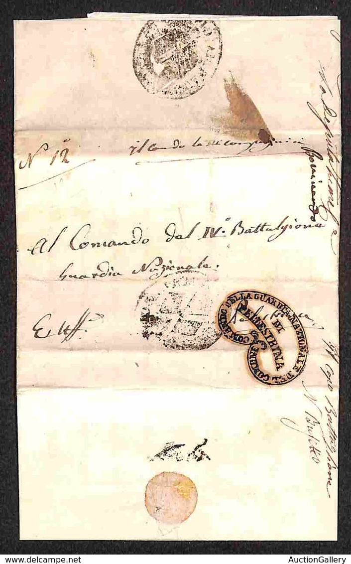 DOCUMENTI - VARIE - 1849 (4 Marzo) - Guardia Civica - Lettera Da S.Pietro In Volta A Pellestrina - Sonstige & Ohne Zuordnung