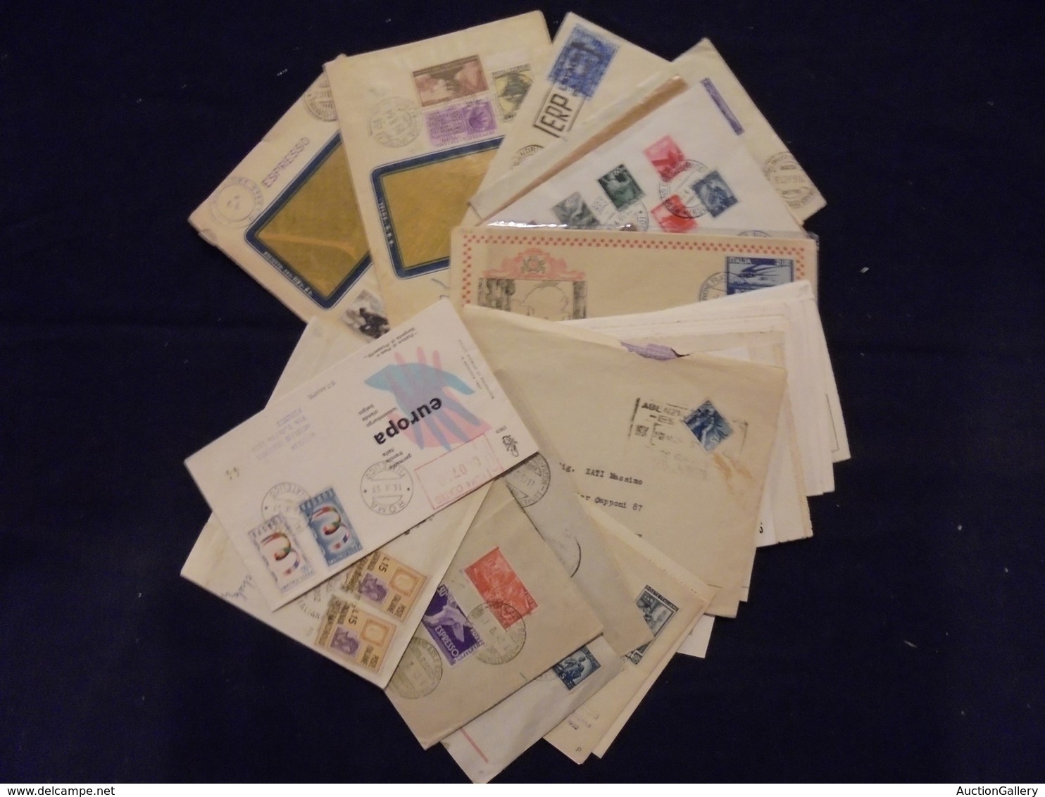 LOTTI - COLLEZIONI - REPUBBLICA - 1946/1962 - Lotto Di 35 Buste E Cartoline Del Periodo - Da Esaminare - Altri & Non Classificati