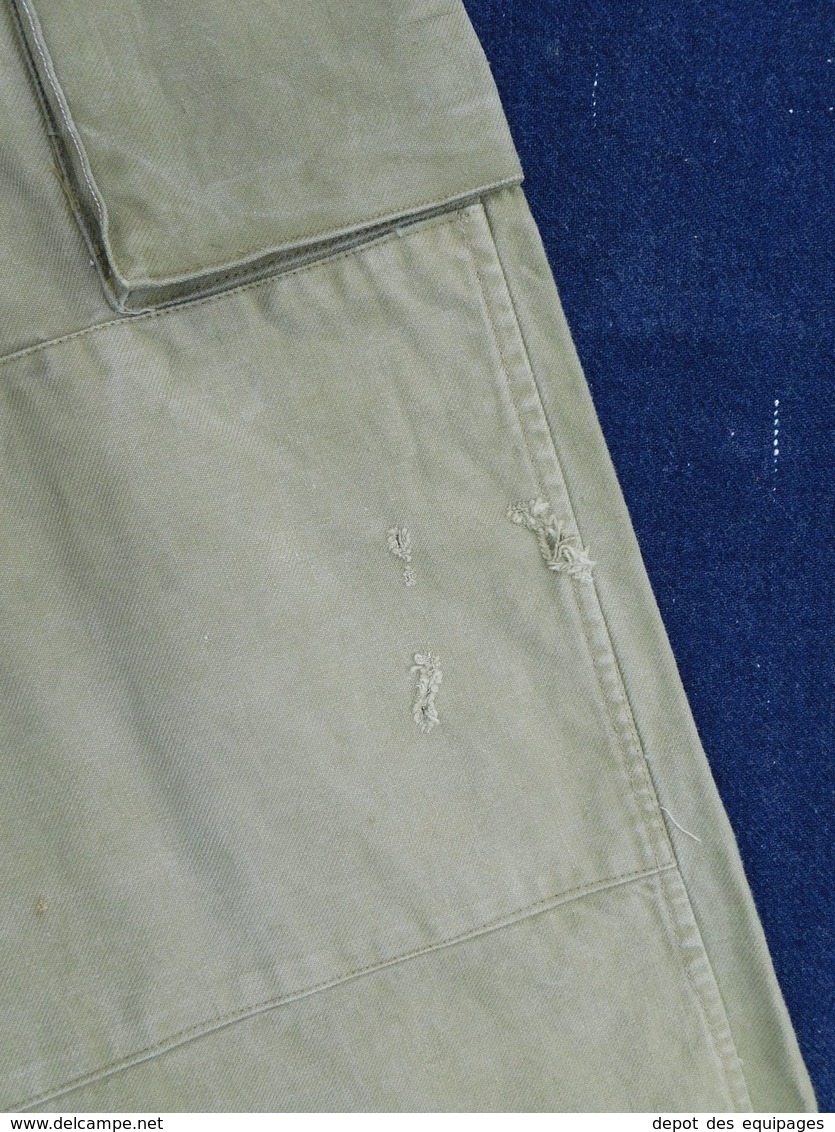 PANTALON T.T.A. MODELE 1947 + années 1950 + CEINTURON 1945  --  #.5