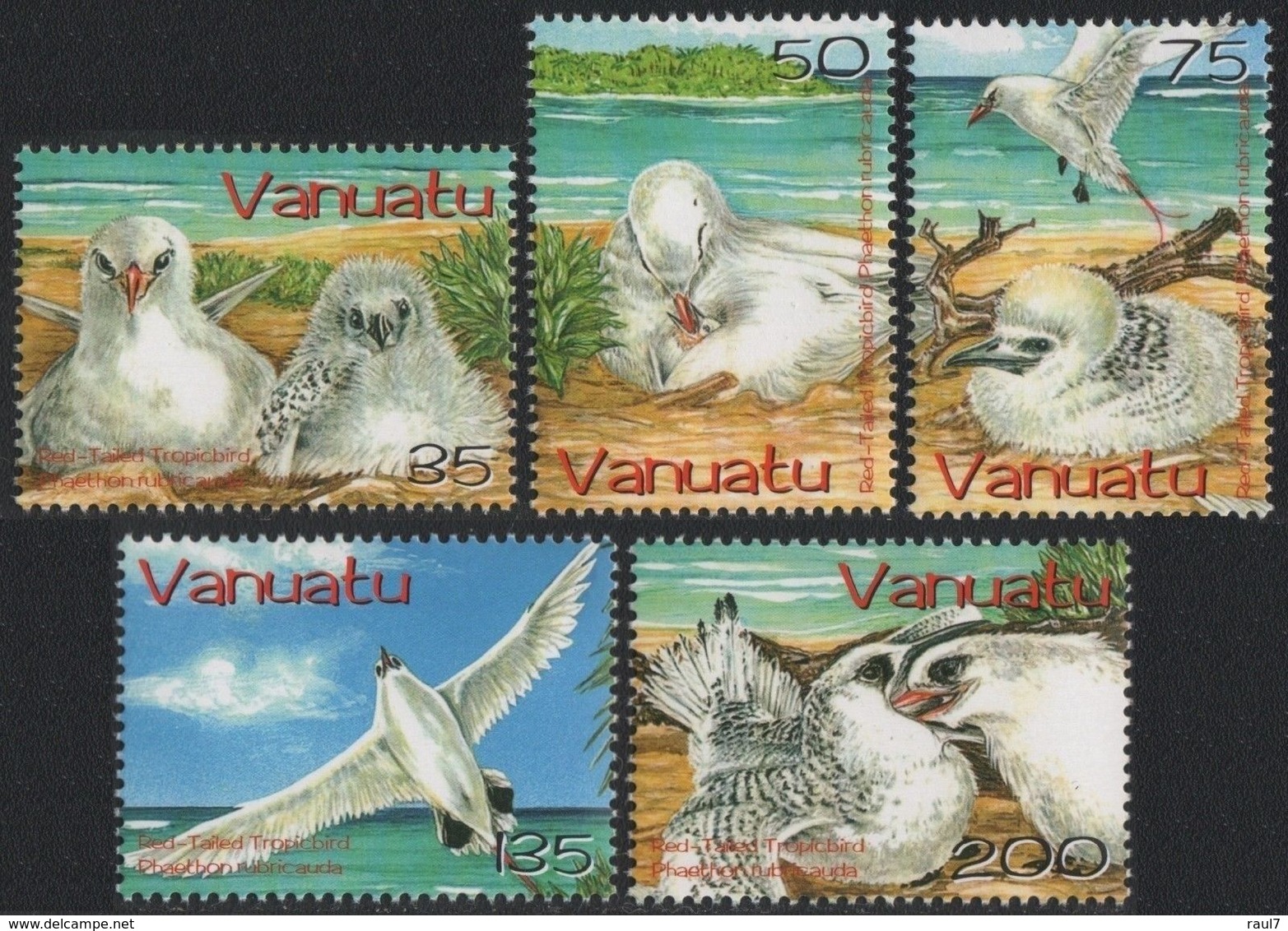 Vanuatu 2004 - Oiseaux Tropicaux De Vanuatu - 5 Val Neufs // Mnh - Vanuatu (1980-...)