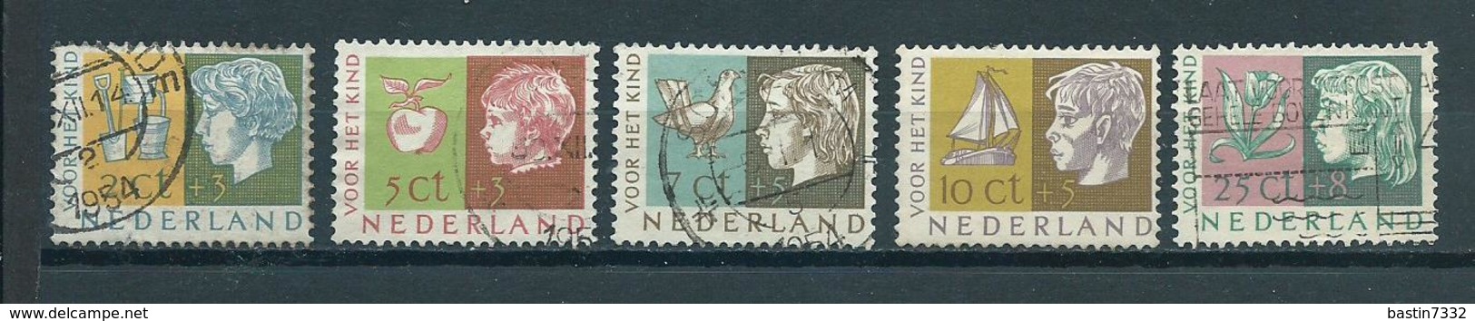 1953 Netherlands Complete Set Child Welfare Used/gebruikt/oblitere - Gebruikt