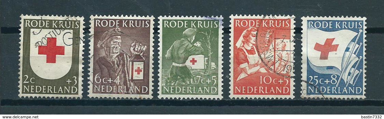 1953 Netherlands Complete Set Red Cross Used/gebruikt/oblitere - Used Stamps