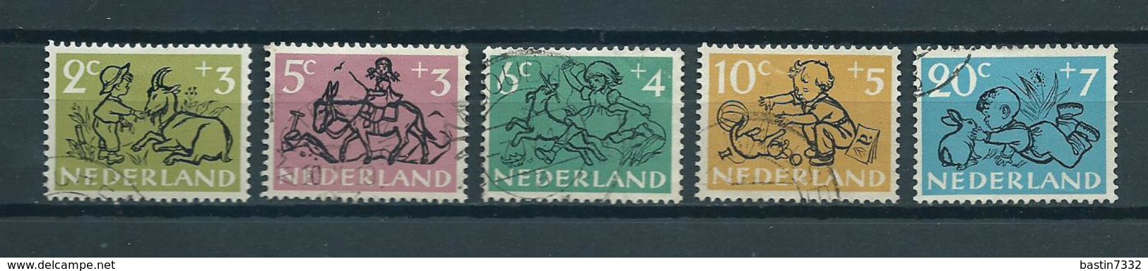 1952 Netherlands Complete Set Child Welfare Used/gebruikt/oblitere - Gebruikt