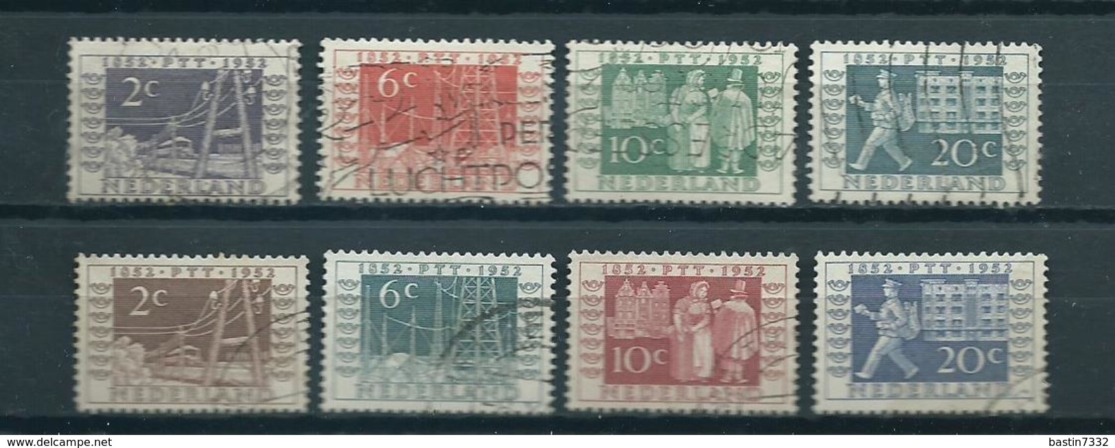 1952 Netherlands Complete Set ITEP Used/gebruikt/oblitere - Gebruikt