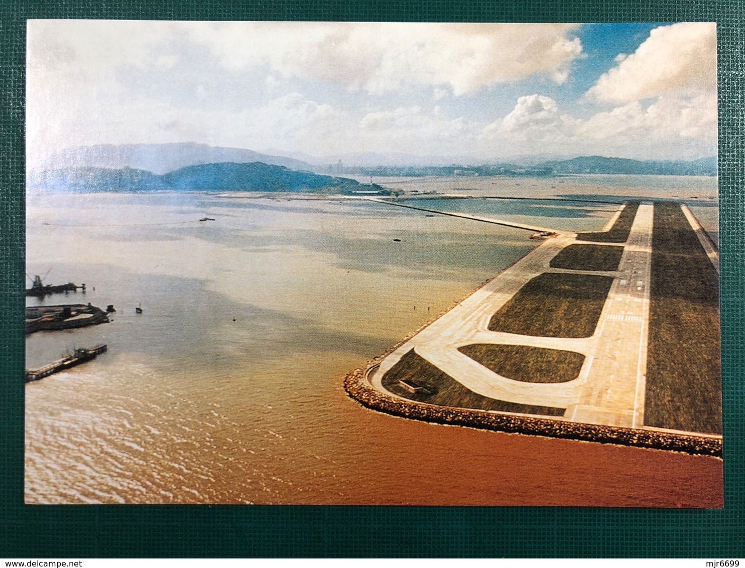 MACAU A VIEW OF THE RUNWAY OF THE MACAU INTERNATIONAL AIRPORT - China