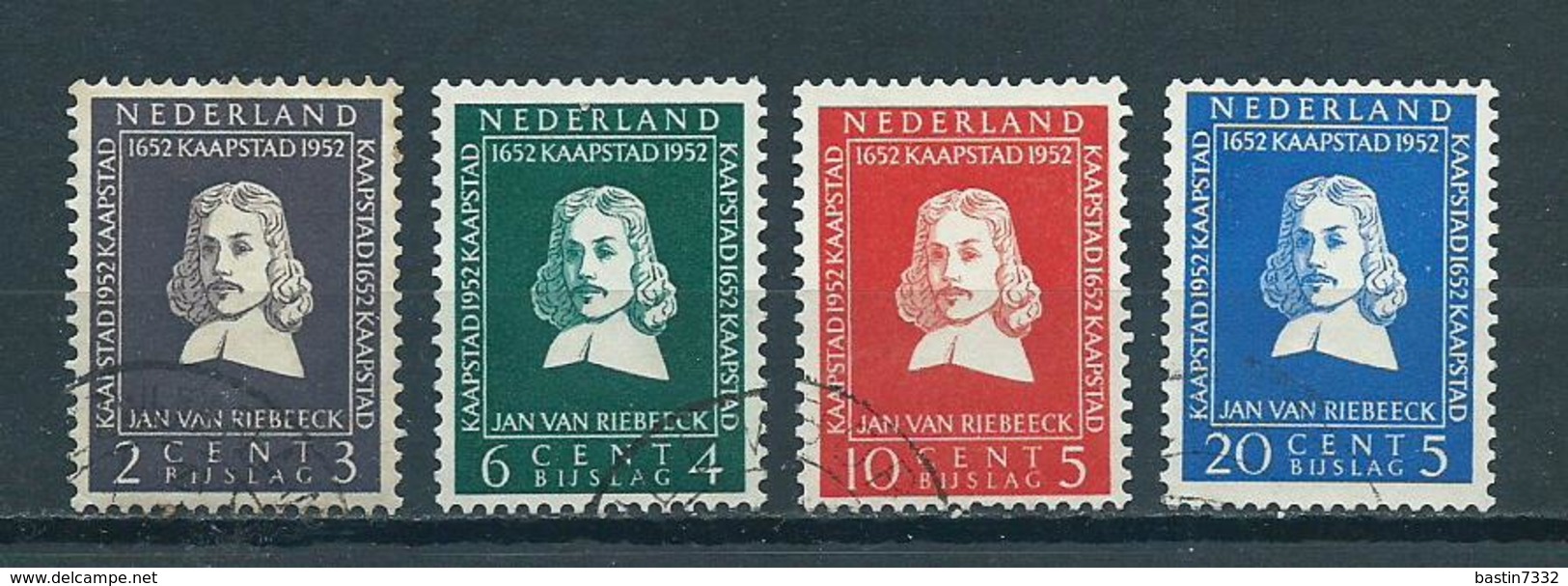 1952 Netherlands Complete Set Van Riebeeck Used/gebruikt/oblitere - Gebruikt