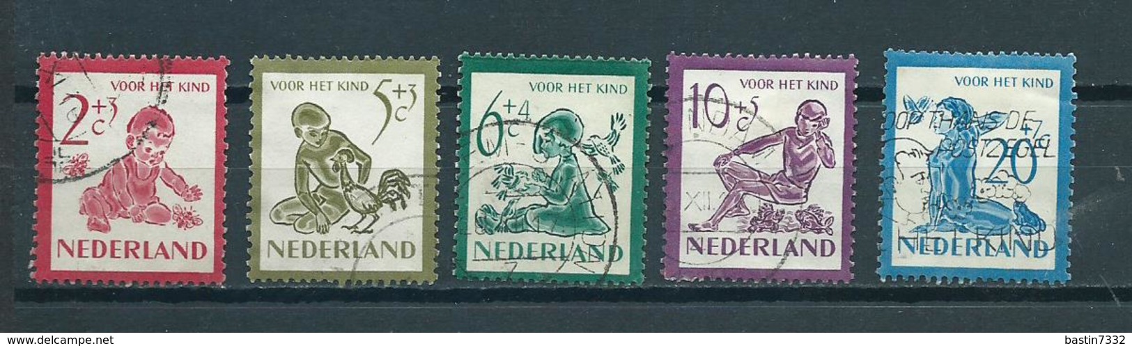 1950 Netherlands Complete Set Child Welfare Used/gebruikt/oblitere - Gebruikt