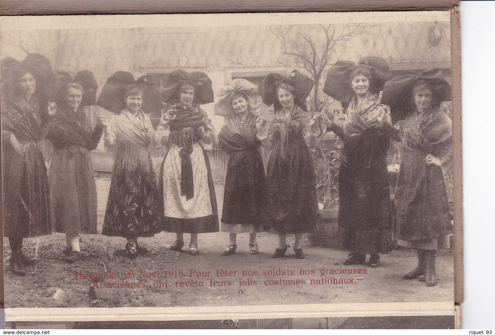 Dépliant Accordéon 10 Vues- Entrée Des Troupes Françaises En Alsace - Blamont-Le Poteau Frontière - HAGUENAU - Guerre 1914-18