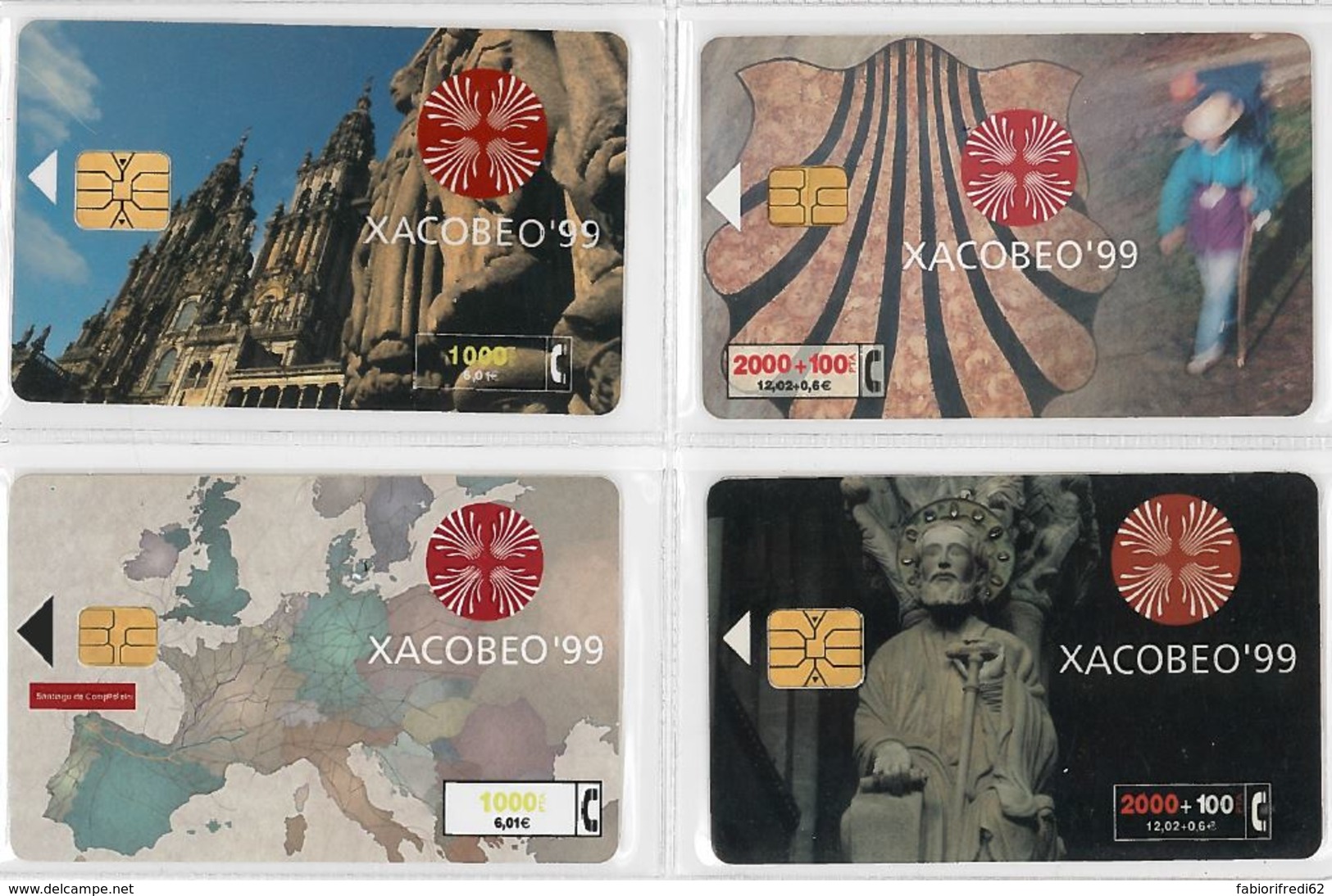 LOT 4 PHONE CARD- SPAGNA (E35.6.5 - Commemorative Pubblicitarie