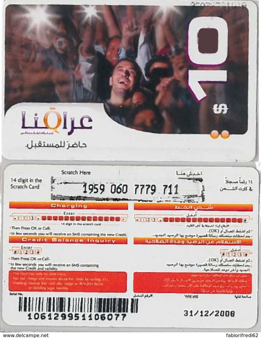 PREPAID PHONE CARD-IRAQ (E36.34.8 - Iraq