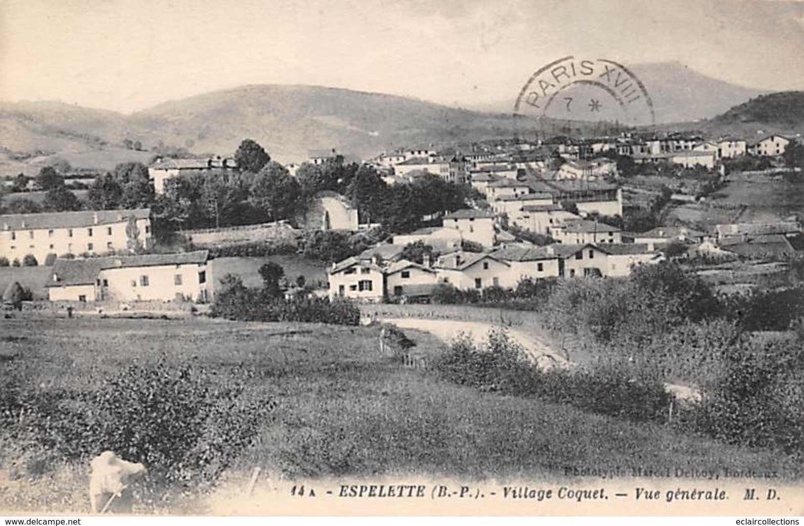 Espelette       64       Vue Générale       (voir Scan) - Espelette