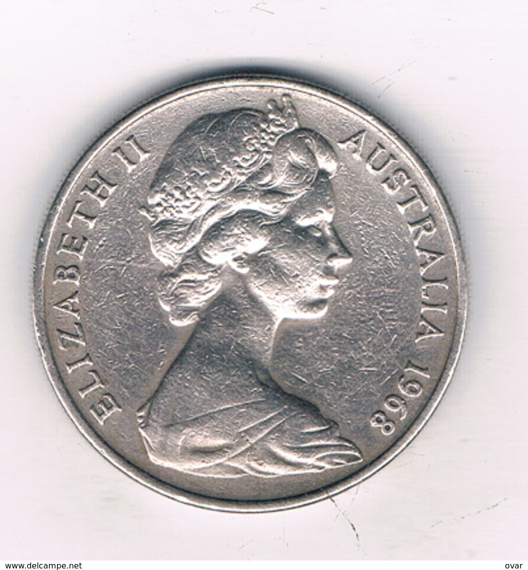 20 CENTS 1968 AUSTRALIE /8973/ - 20 Cents