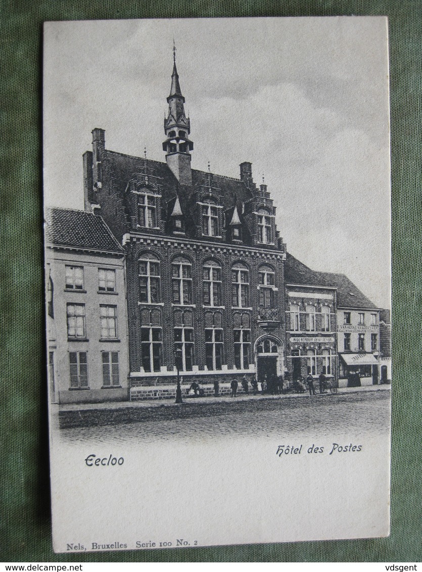 EECLOO - HOTEL DES POSTES ( Ed. Nels - 2 Scans ) - Eeklo