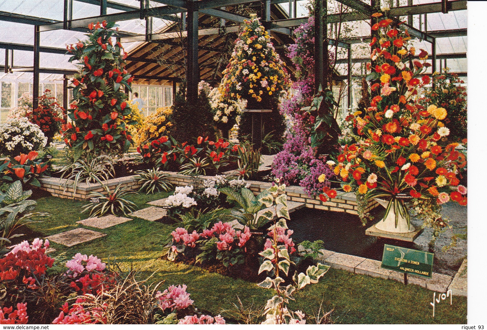 Lot 9 CPM FLORALIES INTERNATIONALES PARIS 1969 (Parc Des Expo. Bois De Vincennes) Dont 1cpm 1er Jour - Expositions