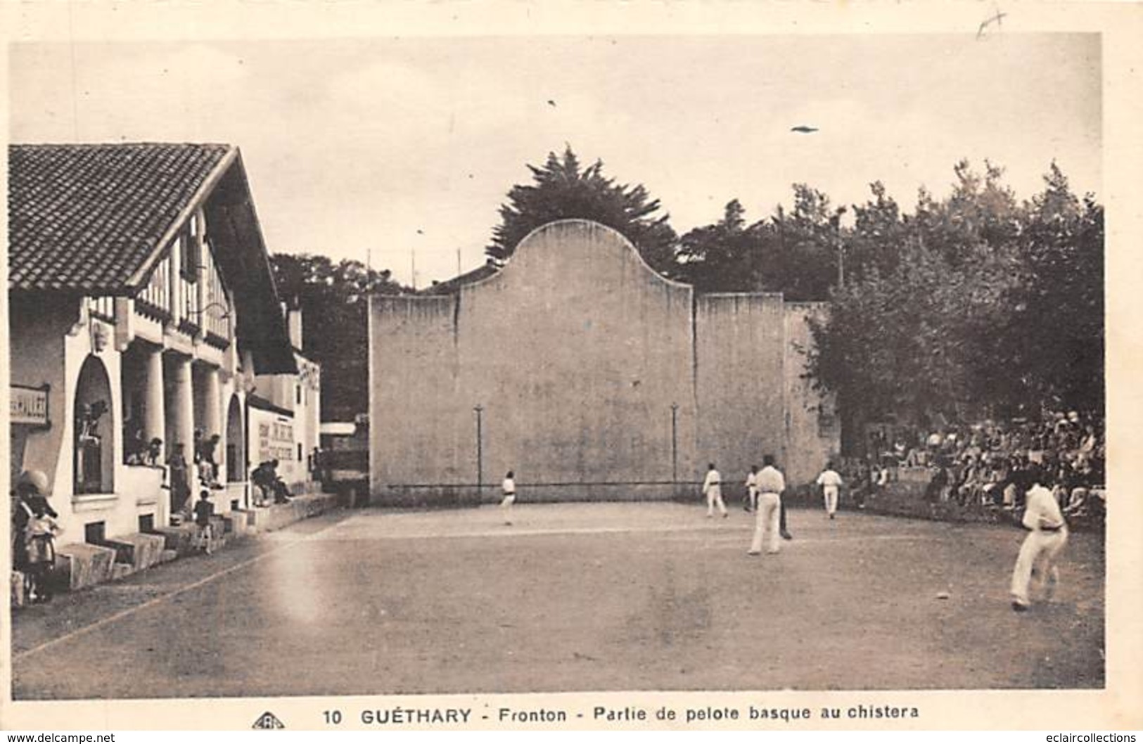 Guethary       64         Le Fronton . Une Partie De Pelote         (voir Scan) - Guethary