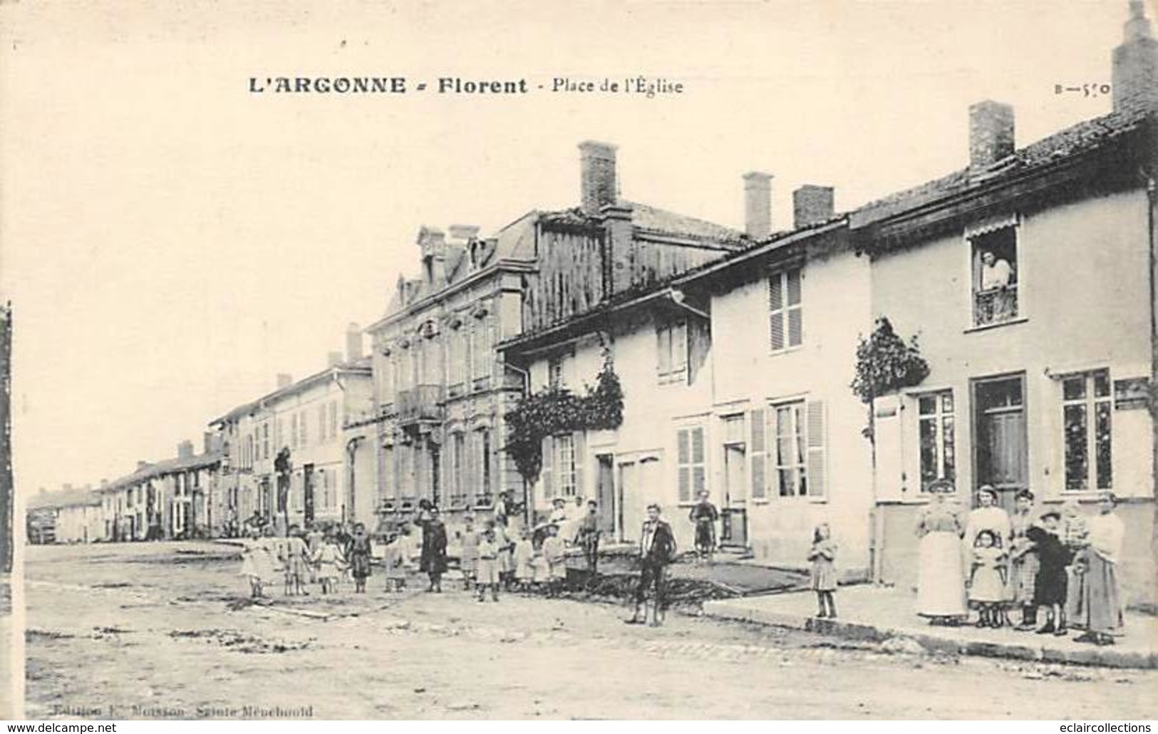 Florent       55         L'Argonne.  Place De L'église       (voir Scan) - Andere & Zonder Classificatie