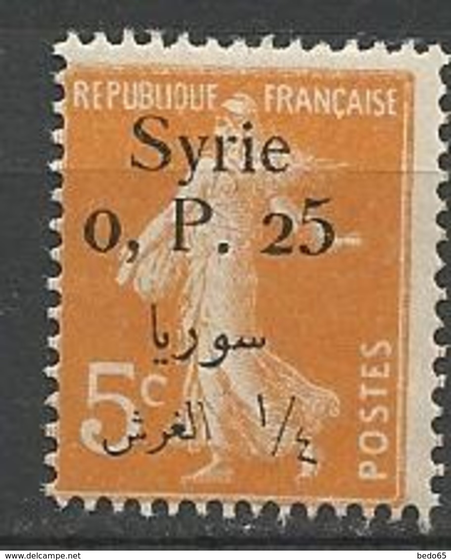 SYRIE  N° 127  NEUF** LUXE SANS CHARNIERE / MNH - Unused Stamps