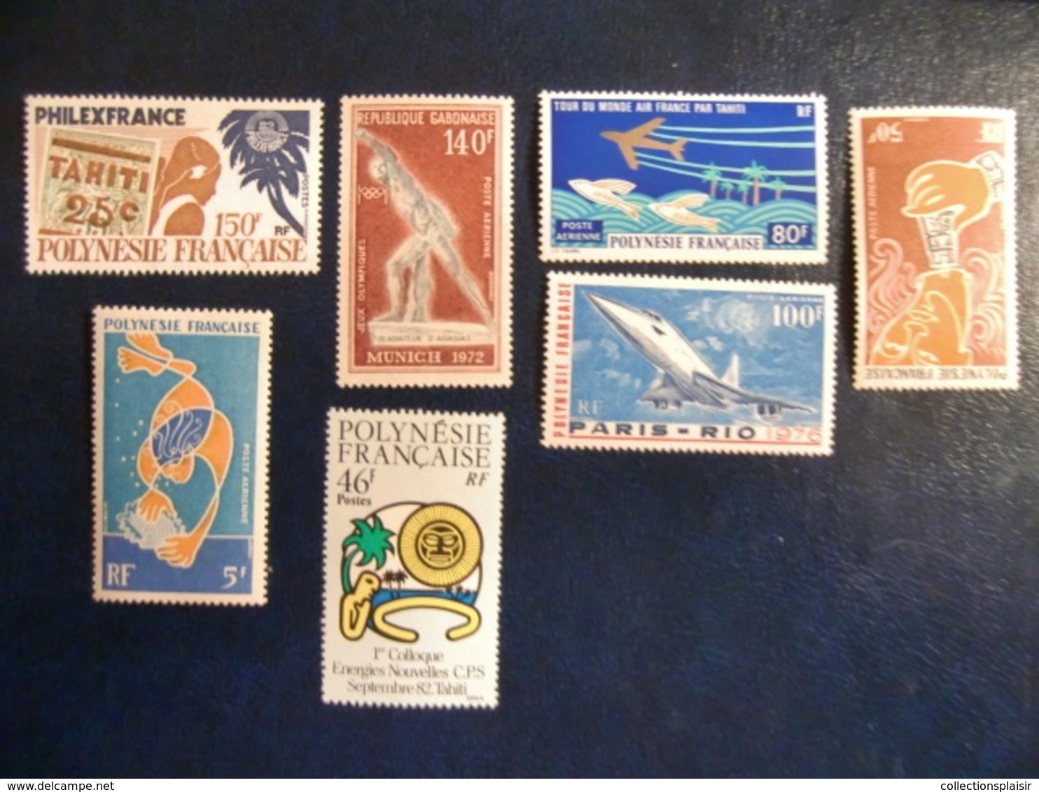 LIQUIDATION POLYNESIE TERRES AUSTRALES ET ST PIERRE ET MIQUELON TIMBRES ET BLOCS NEUFS