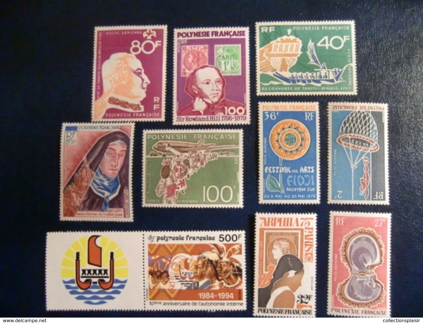 LIQUIDATION POLYNESIE TERRES AUSTRALES ET ST PIERRE ET MIQUELON TIMBRES ET BLOCS NEUFS