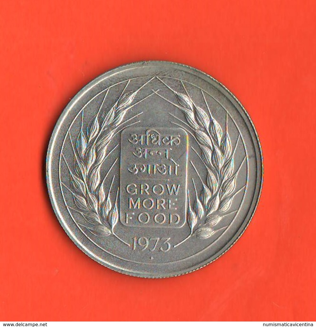 India 10 Rupie Rupee 1973 FAO - Indien